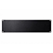 3U 19 inch afdekpaneel zwart