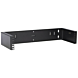 2U wall mount bracket, zonder scharnieren, 180mm diep