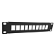 10 inch UTP patchpaneel voor keystones - 10 poorts