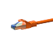 CAT6a S/FTP (PIMF) patchkabel 30m oranje