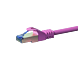 CAT6a S/FTP (PIMF) patchkabel 0,50m roze
