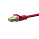 Cat7 S/FTP (PIMF) patchkabel 1m rood