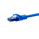 UTP CAT6a patchkabel 0,25m blauw - 100% koper