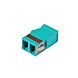 Multimode keystone koppeling LC-LC duplex turquoise
