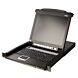 1U 17 inch KVM console met 8 port KVM Switch x PS/2