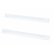 L-profiel 2-pack geschikt voor 450mm diepe wandkasten - wit