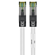 Cat8 S/FTP (PIMF) patchkabel 1m wit