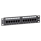 10 inch CAT6 UTP patchpaneel - 12 poorts