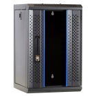 9U serverkast (10 inch) met glazen voordeur 312x310x486mm