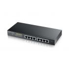 Zyxel 8-poorts GS1900 smart managed PoE+ switch