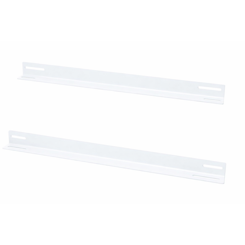 L-profiel 2-pack geschikt voor 600mm diepe wandkasten - wit