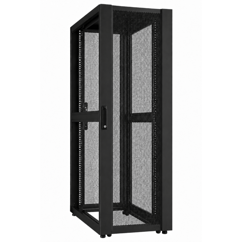 42U Datacenter serverkast met geperforeerde deur 600x1200x2000mm (BxDxH)