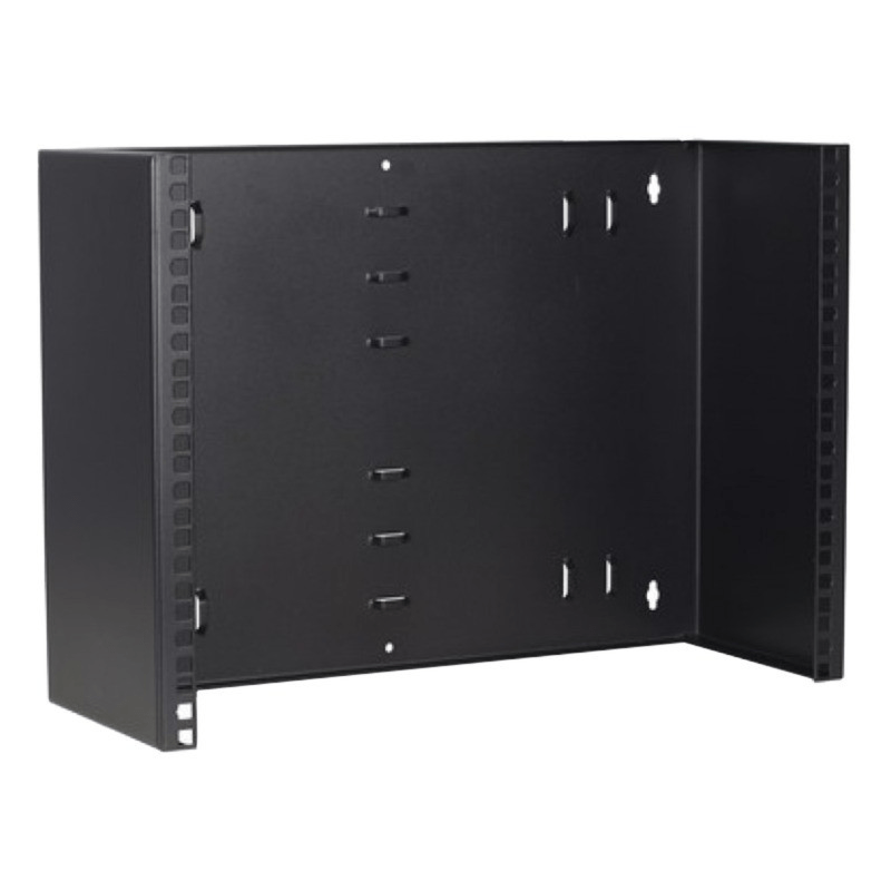 8U wall mount bracket, zonder scharnieren, 180mm diep
