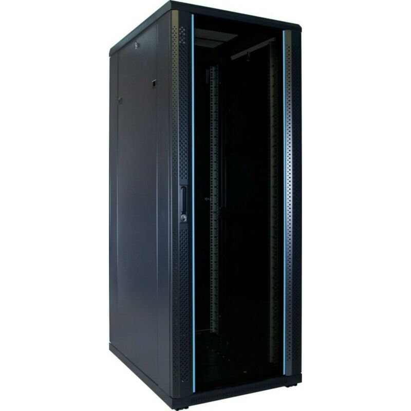 32U serverkast met glazen voordeur 600x800x1600mm