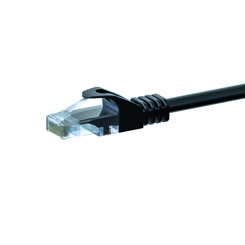 UTP CAT5e patchkabel 50m zwart - 100% koper