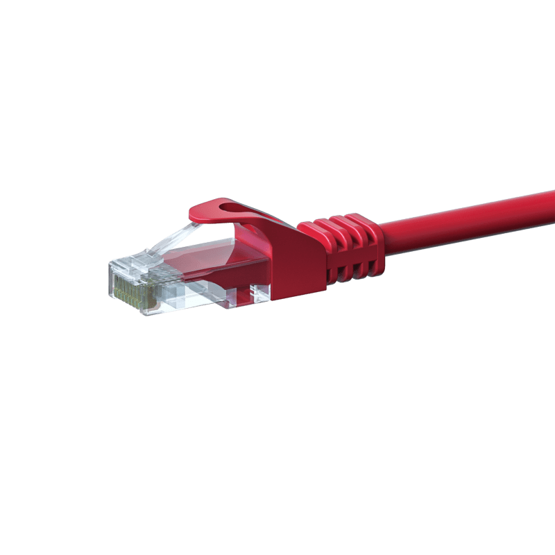 UTP CAT5e patchkabel 15m rood - 100% koper