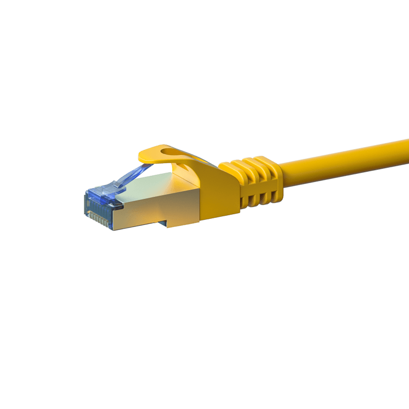 CAT6a S/FTP (PIMF) patchkabel 7,50m geel