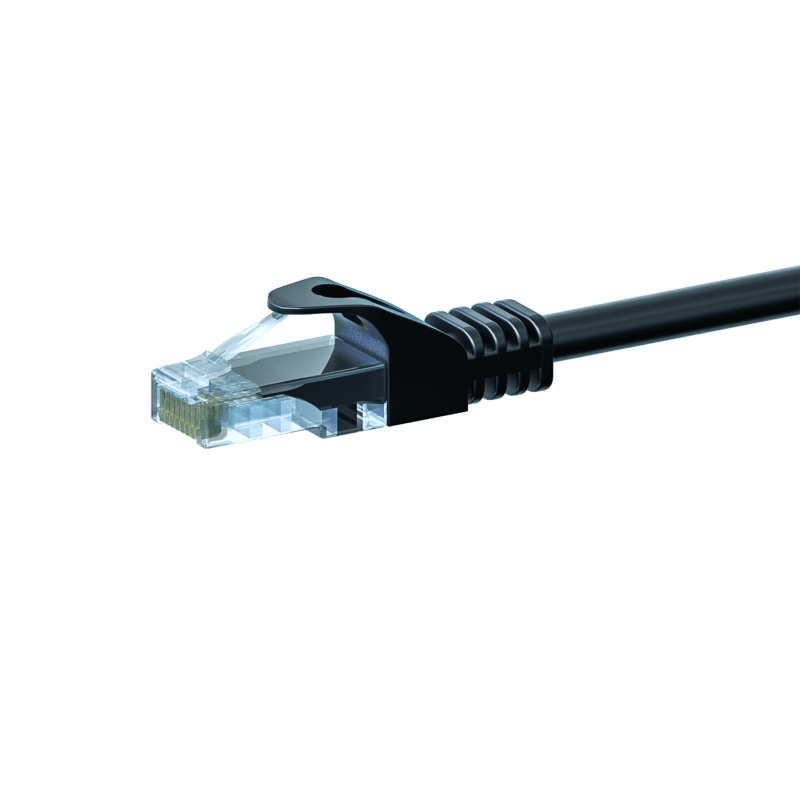 CAT5e UTP patchkabel 10m zwart - CCA