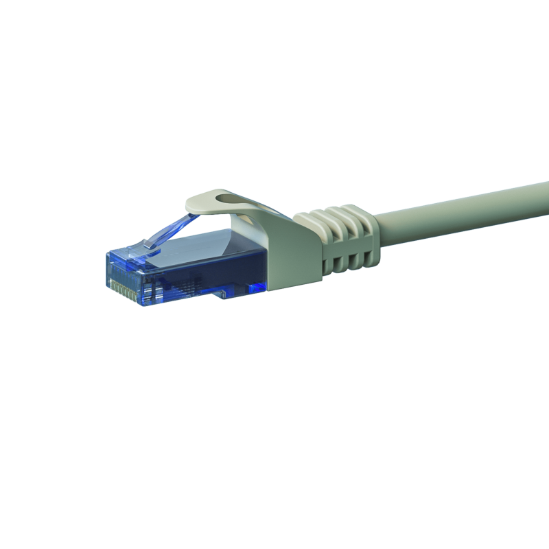 UTP CAT6a patchkabel 3m grijs - 100% koper