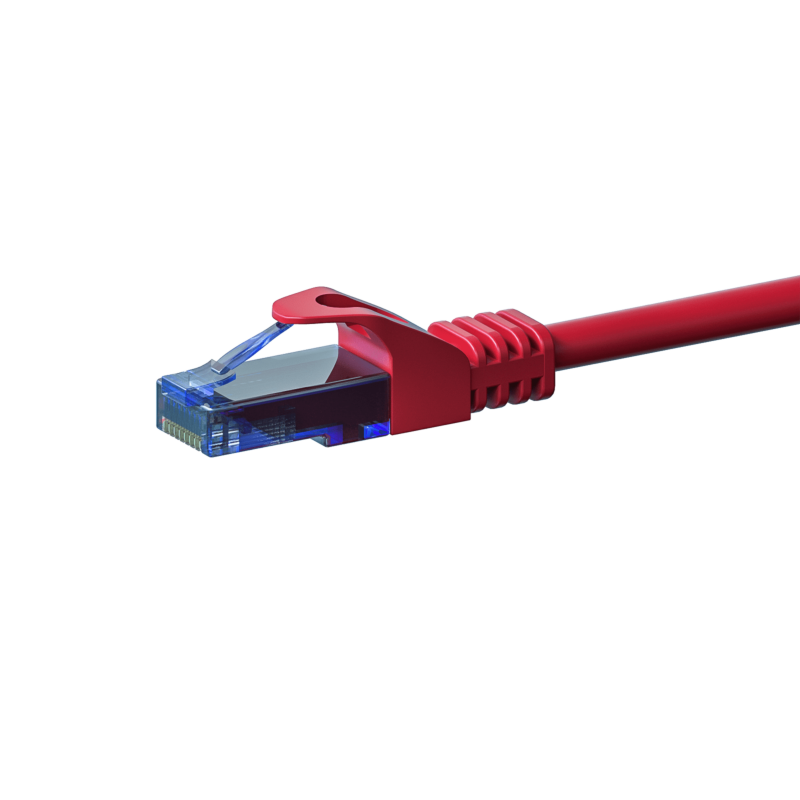 UTP CAT6a patchkabel 15m rood - 100% koper