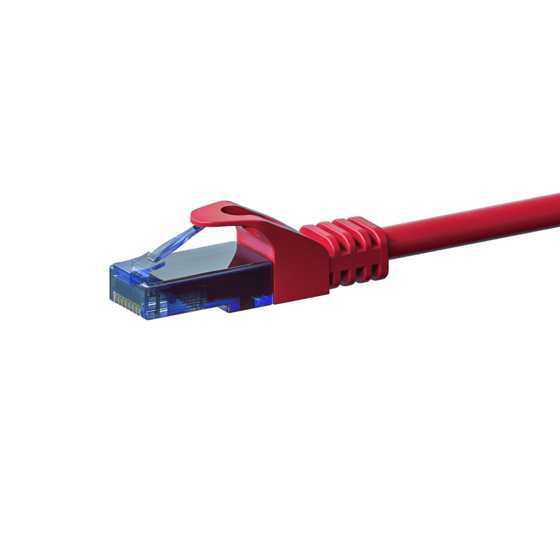 UTP CAT6a patchkabel 20m rood - 100% koper