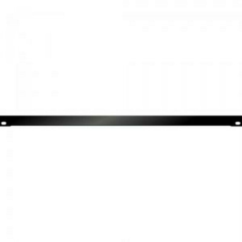0,5U 19 inch afdekpaneel zwart