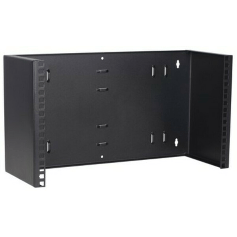 6U wall mount bracket, zonder scharnieren, 180mm diep