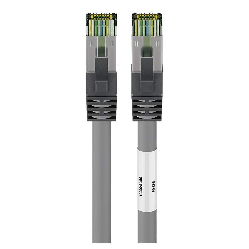 Cat8 S/FTP (PIMF) patchkabel 5m grijs