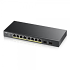 Zyxel 8-poorts GS1900 smart managed PoE+ switch