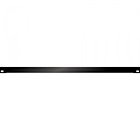 0,5U 19 inch afdekpaneel zwart