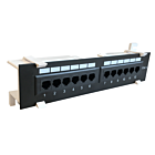 CAT5e UTP Wallmount Patchpaneel - 12 poorts