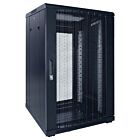 18U serverkast met geperforeerde voordeur 600x600x1000mm
