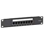 10 inch CAT5e UTP patchpaneel - 8 poorts