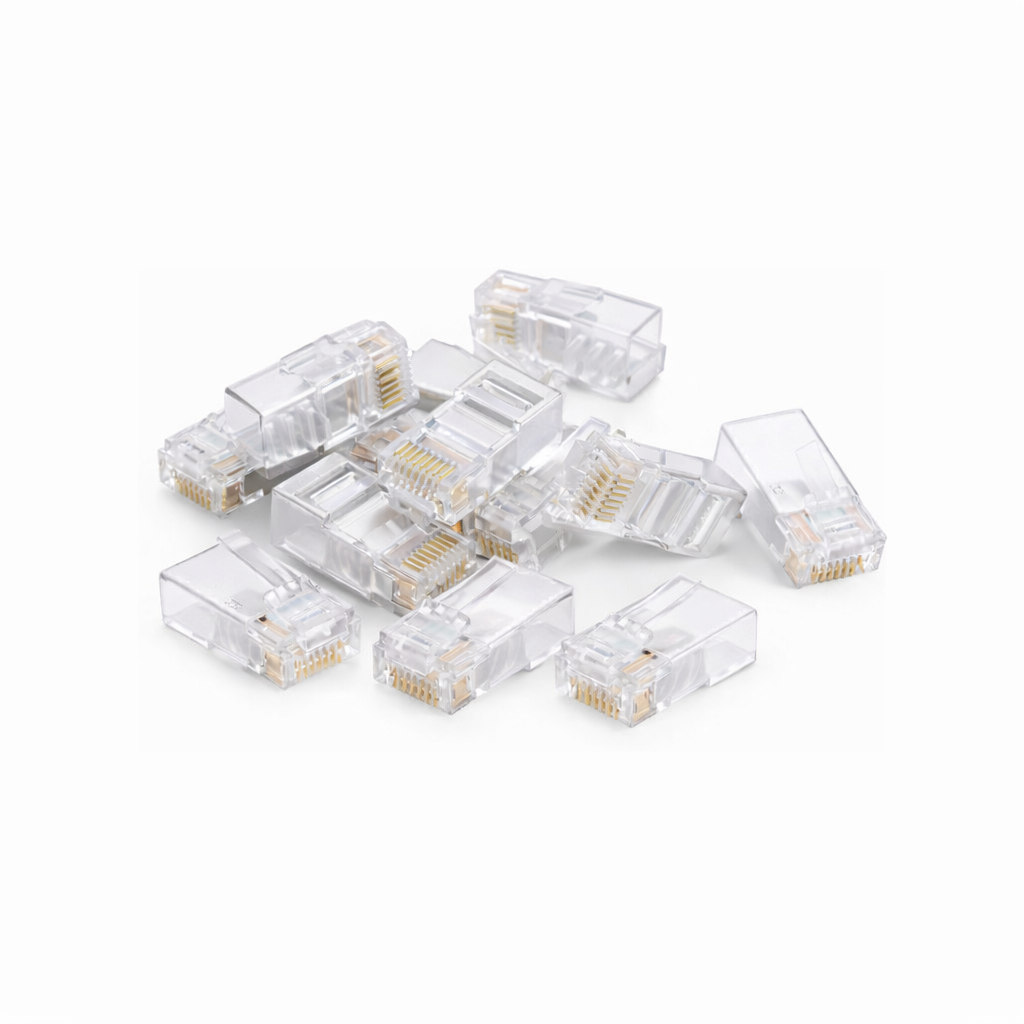 Premium X 10 x netwerkstekker CAT5e RJ45 adapterkoppeling voor