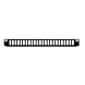 Front LC/SC 24 poorts zwart quad/duplex geschikt voor universele glasvezel lade