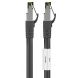 Cat8 S/FTP (PIMF) patchkabel 1m zwart