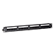 CAT5e UTP 24 poorts patchpaneel