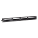 CAT6 UTP 24 poorts patchpaneel