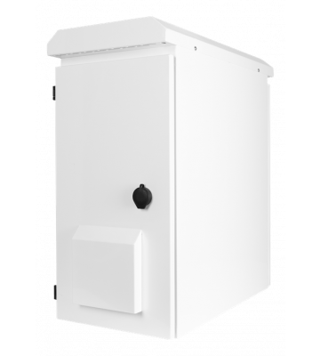 6U outdoor patchkast voor verticale wandmontage IP55 - 600x280x600mm (BxDxH)