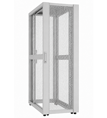 42U Datacenter serverkast met geperforeerde deur 600x1200x2000mm (BxDxH) Grijs