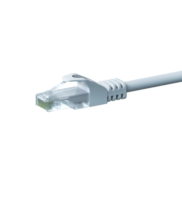 UTP CAT5e patchkabel 5m wit - 100% koper