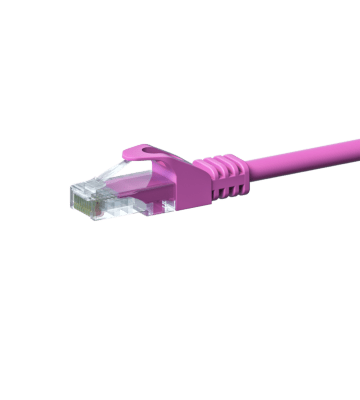 CAT5e UTP patchkabel 5m roze - CCA