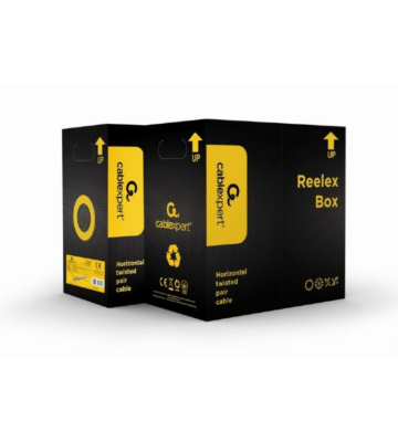 Alfaco Cat5e U/UTP 305m installatiekabel op rol stug CCA LSZH (Eca)