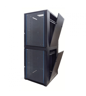 48U compartiment serverkast met geperforeerde deur - 2x20U - 800x800x2200mm