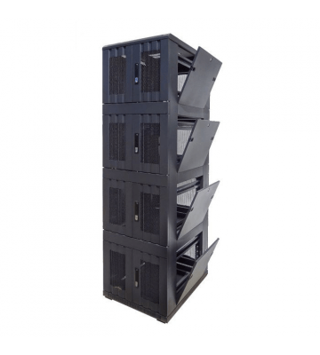 42U compartiment serverkast met geperforeerde deur - 4x9U - 800x800x2000mm