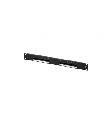 CAT6 UTP 16 poorts patchpaneel