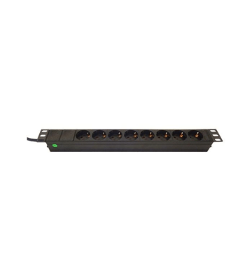 19 inch 8 voudige stekkerdoos zonder schakelaar