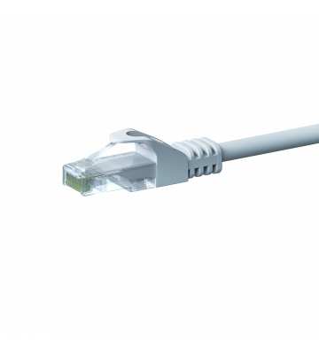 UTP CAT5e patchkabel 0,50m wit - 100% koper