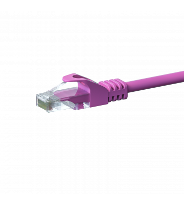 UTP CAT5e patchkabel 2m roze - 100% koper