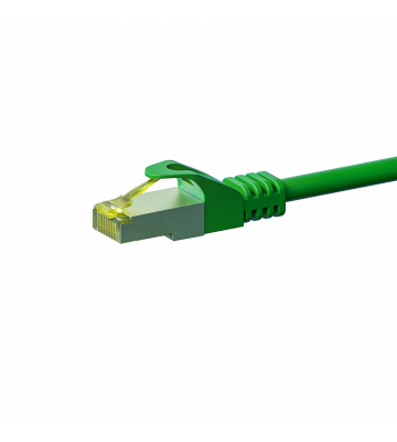 Cat7 S/FTP (PIMF) patchkabel 0,25m groen